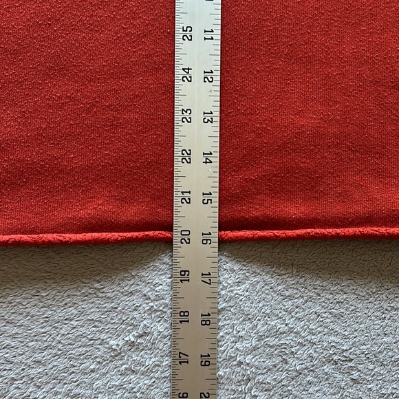 Bella Canvas | Women’s Red Fleece Wisconsin Cropped Sweatshirt - Size S - Picture 6 of 9